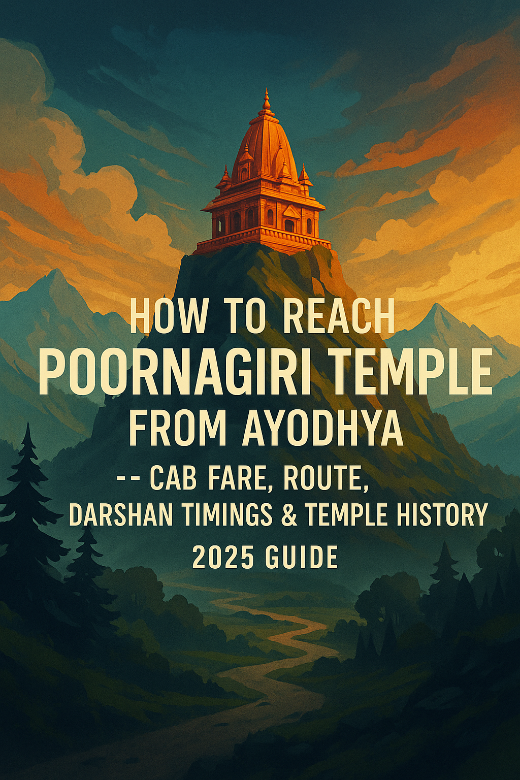 “How to Reach Poornagiri Temple from Ayodhya – Cab Fare, Route, Darshan Timings & Temple History (2025 Guide)”
