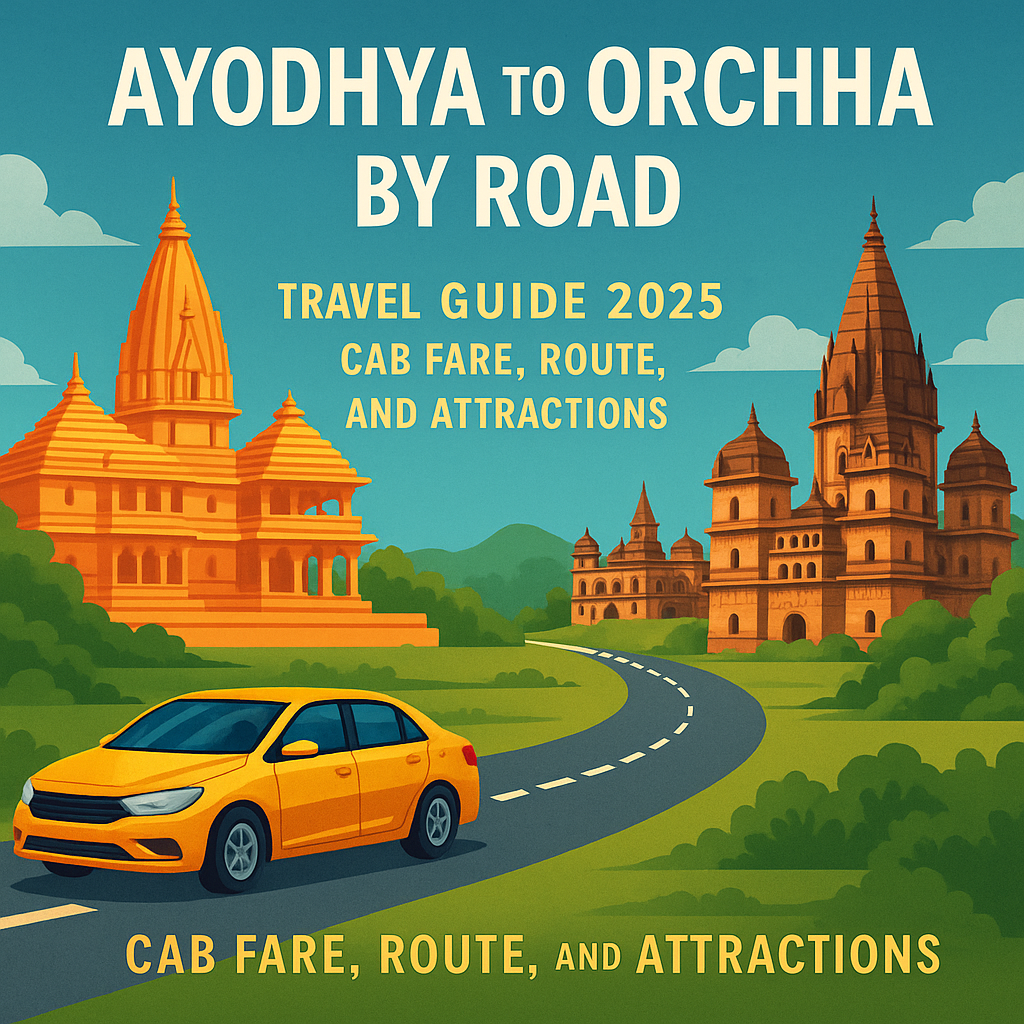 Ayodhya to Orchha Road Trip Travel Guide 2025 Ayodhya to Orchha by road travel guide with cab fare, route, and attractions