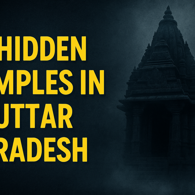 Mysterious hidden temples in Uttar Pradesh covered in fog