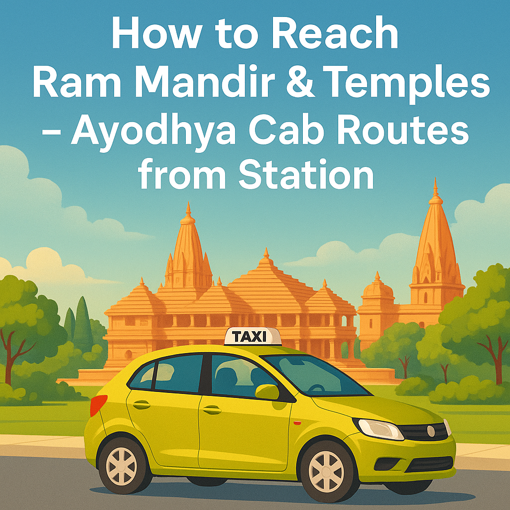 How to reach Ram Mandir and temples – Ayodhya taxi service from station