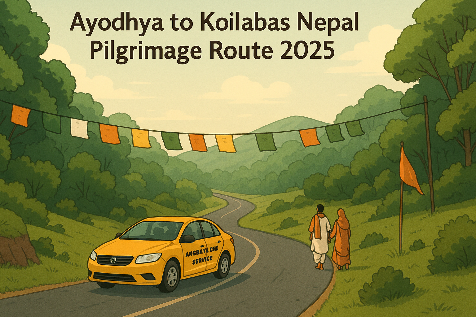 Ayodhya to Koilabas Nepal Pilgrimage Route 2025 with Ayodhya Cab Service Ayodhya to Nepal(Koilabas) route pilgrimage by Ayodhya Cab Service 2025