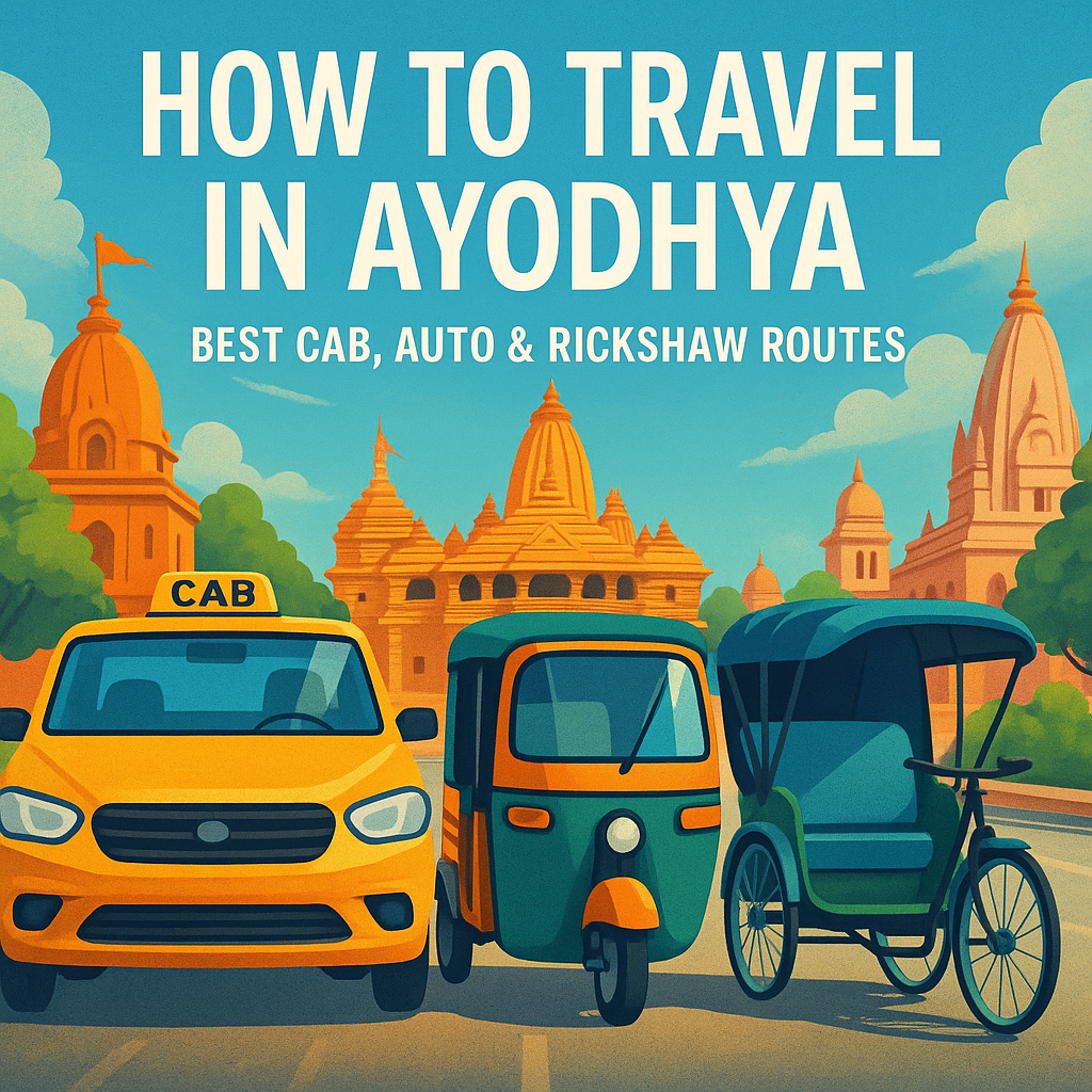 How to Travel in Ayodhya – Cab, Auto & Rickshaw Guide How to travel in Ayodhya with cab, auto and rickshaw routes