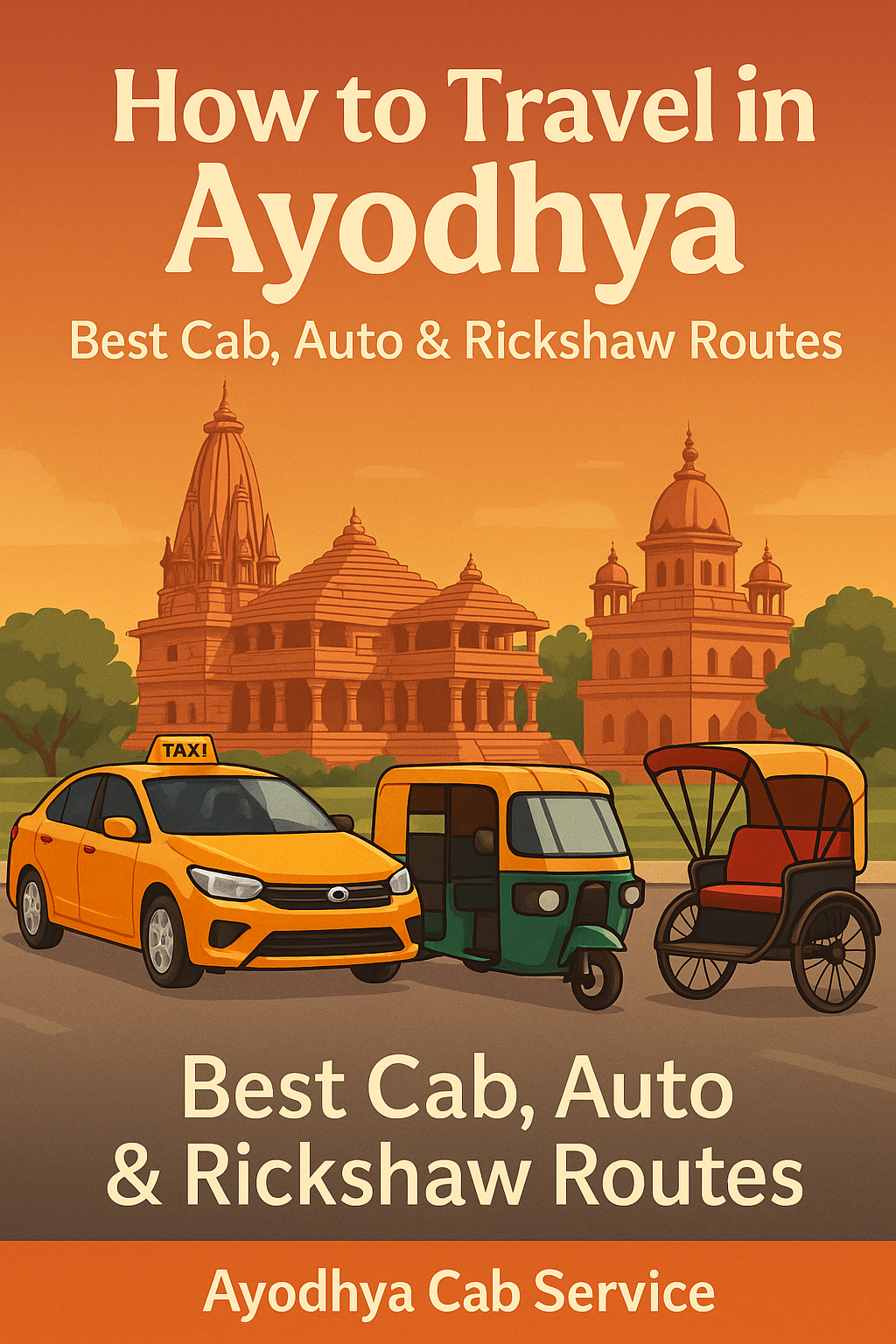 “How to Travel in Ayodhya – Best Cab, Auto & Rickshaw Routes”