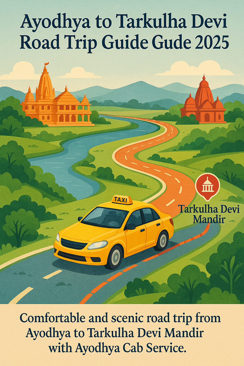 Ayodhya to Tarkulha Devi Mandir Road Trip Guide 2025 – Ayodhya Cab Service Ayodhya to Tarkulha Devi Mandir road trip cab service route map