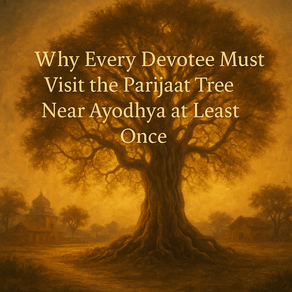 Why Every Devotee Must Visit the Parijaat Tree Near Ayodhya at Least Once Parijaat Tree near Ayodhya, sacred tree in Uttar Pradesh, history of Parijaat tree, Ayodhya Cab Service