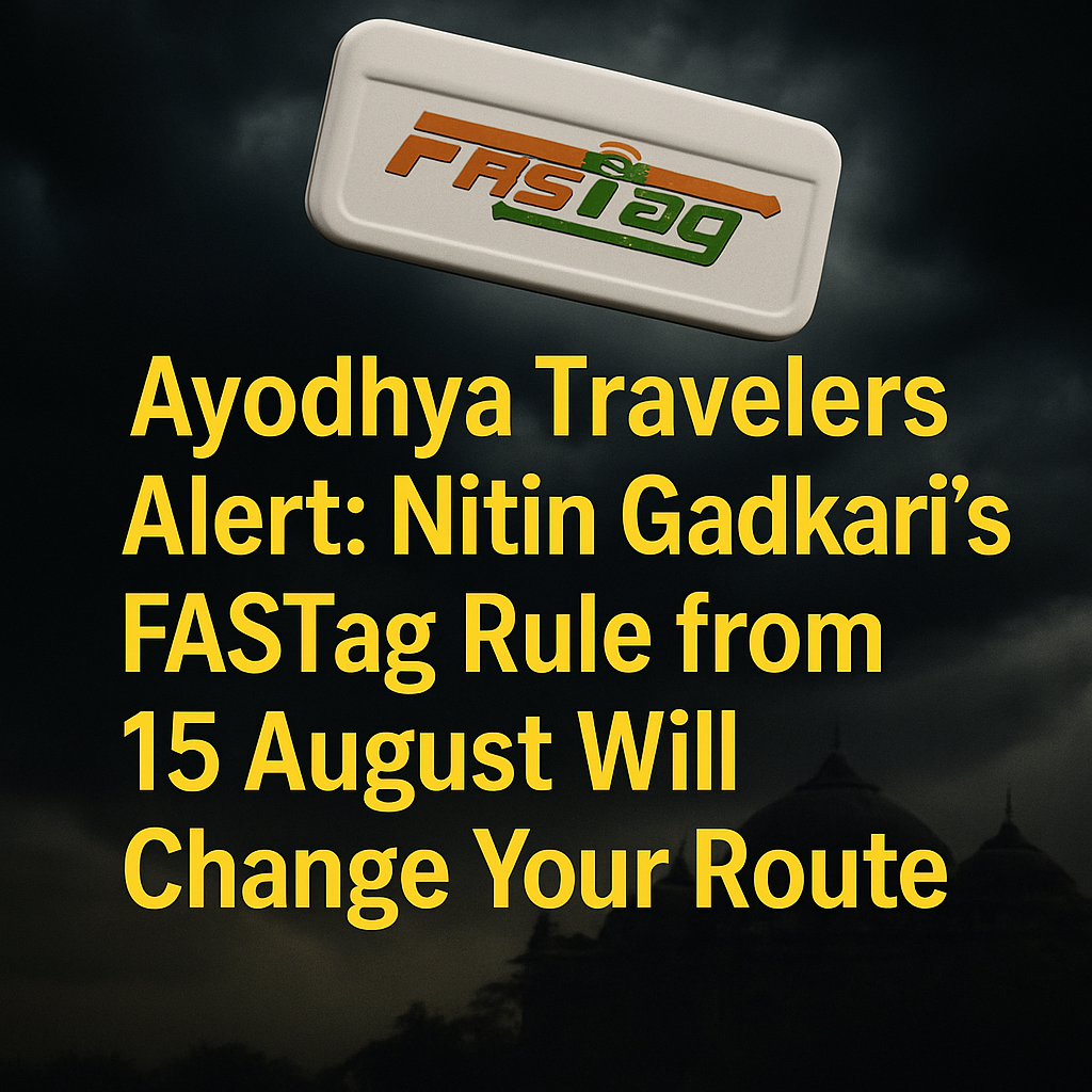 Ayodhya travelers FASTag rule update 2025 by Nitin Gadkari new route alert