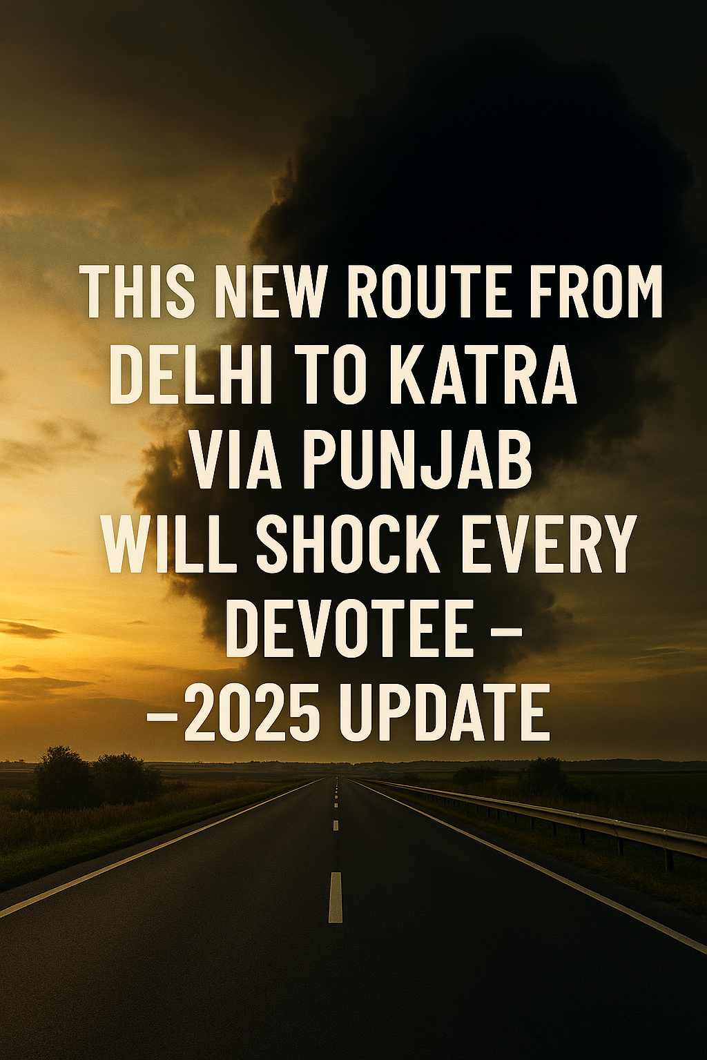 “This New Route from Delhi to Katra via Punjab Will Shock Every Devotee – 2025 Update!”