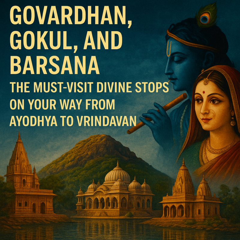 Govardhan, Gokul, and Barsana spiritual journey from Ayodhya to Vrindavan with Radha Krishna