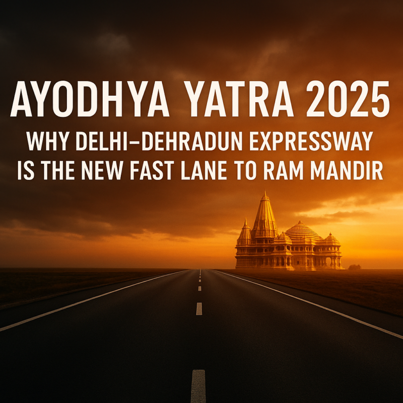 Delhi Dehradun Expressway travel, Ayodhya Yatra 2025, fast lane to Ram Mandir