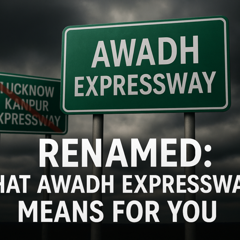 Awadh Expressway route map update, Lucknow Kanpur Expressway renamed