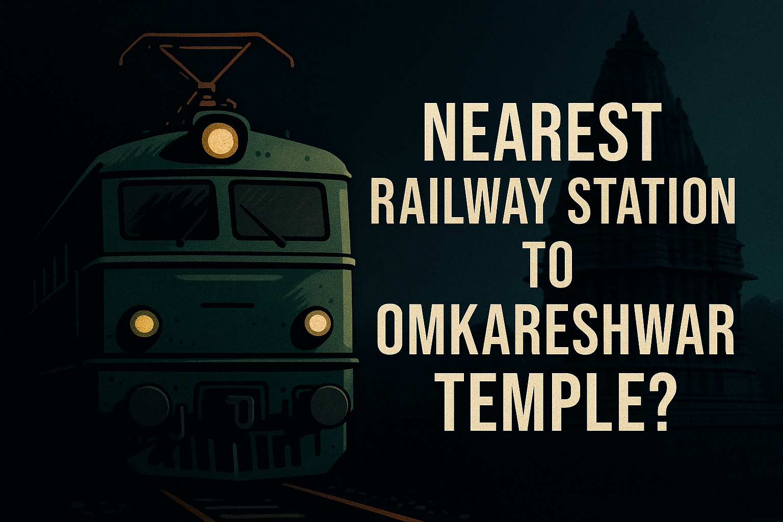 Nearest Railway Station to Omkareshwar Temple — See Train Routes from Your City