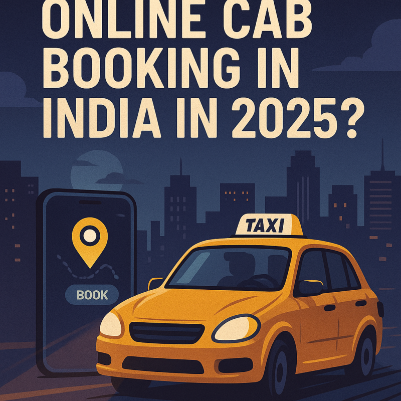 Online cab booking India 2025 safe affordable taxi rides