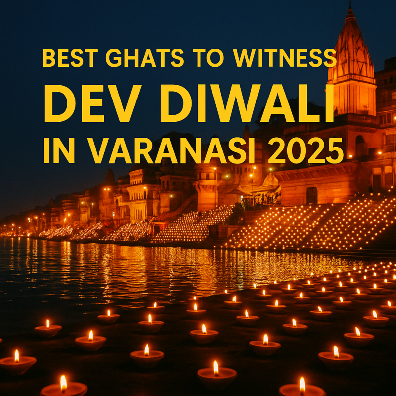 Dev Diwali in Varanasi 2025 ghats glowing with diyas and temple lights reflected in Ganga