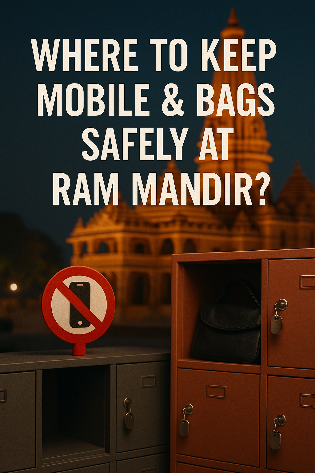 Ram Mandir Locker Facility Guide 2025: Where to Keep Mobile & Bags Safely in Ayodhya?