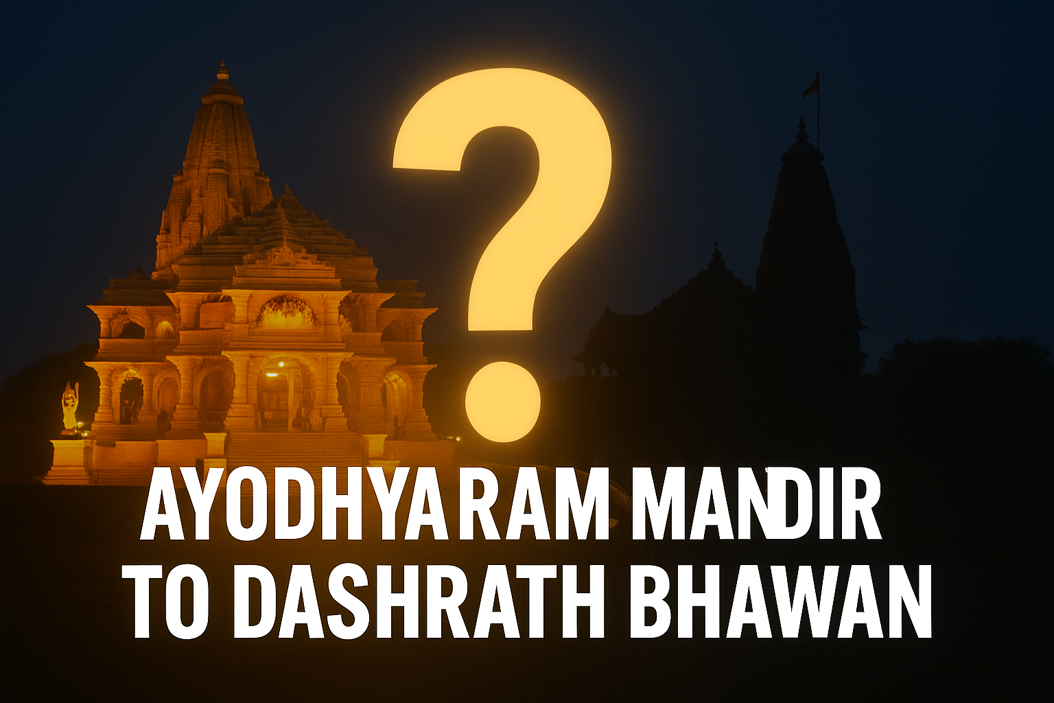 “Ayodhya Ram Mandir to Dashrath Bhawan Distance: Complete Travel & Darshan Guide 2025”