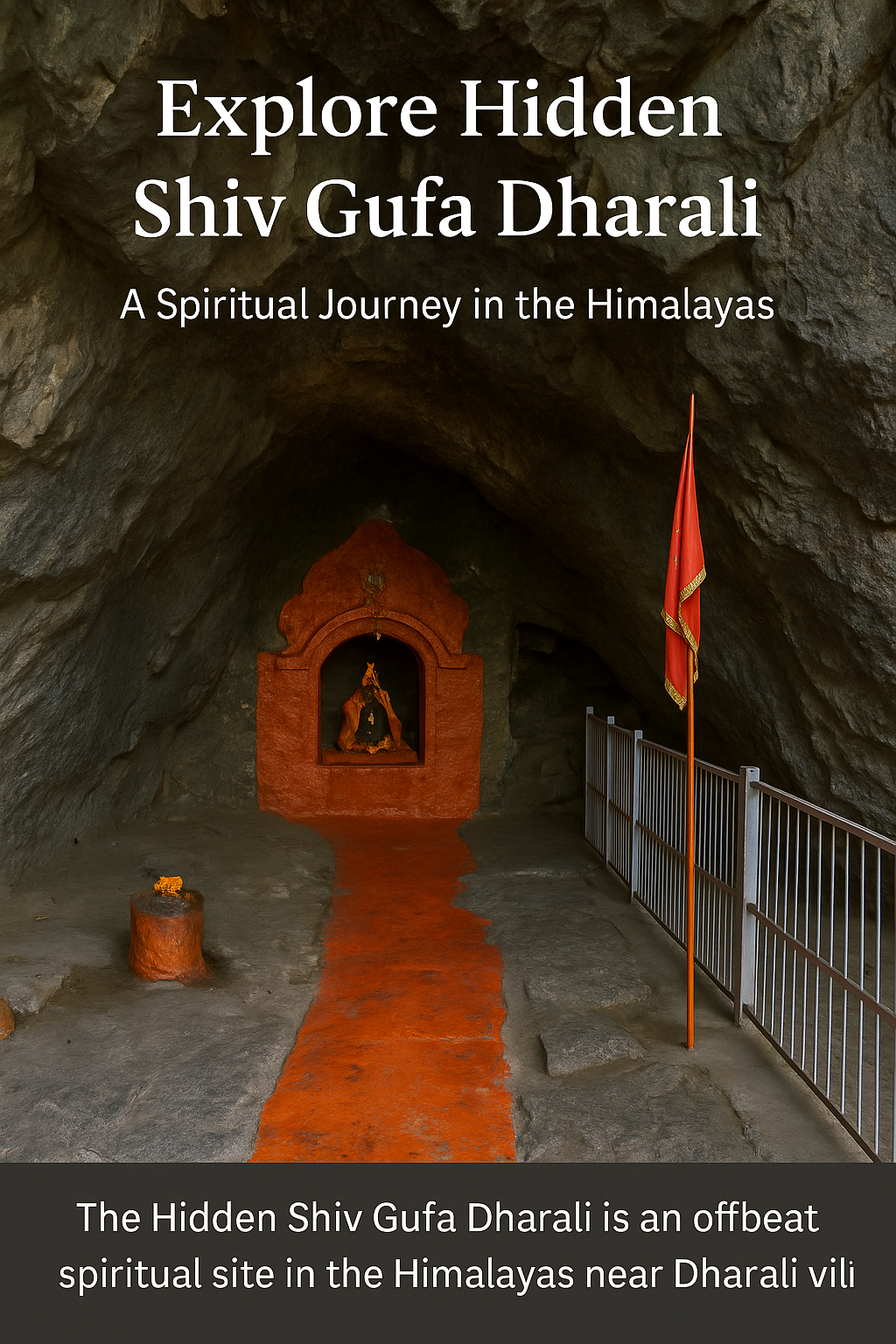 Hidden Shiv Gufa Dharali Himachal Pradesh Cave Temple 2025 Guide Hidden Shiv Gufa Dharali cave temple in Himachal Pradesh showing the secret Shiva shrine inside the natural rock formation