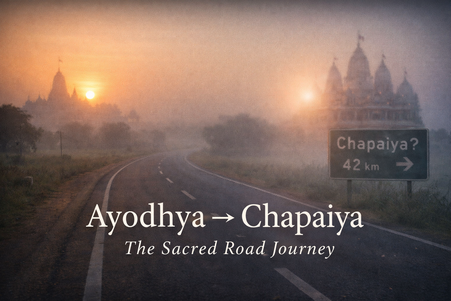 Ayodhya to Shree Swaminarayan Temple Chapaiya Distance, Route & Travel Guide (2025)