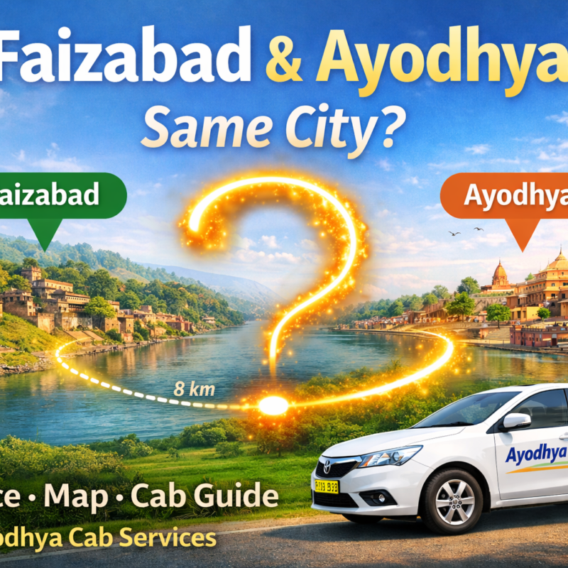 Faizabad and Ayodhya same city question explained with cab travel guide