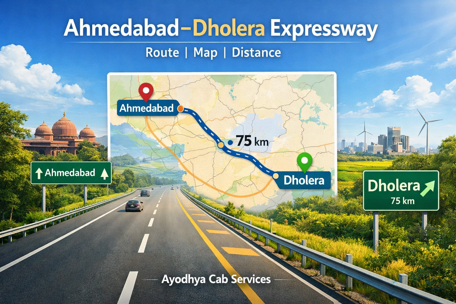 Ahmedabad–Dholera Expressway: Route, Map, Distance & Latest Updates