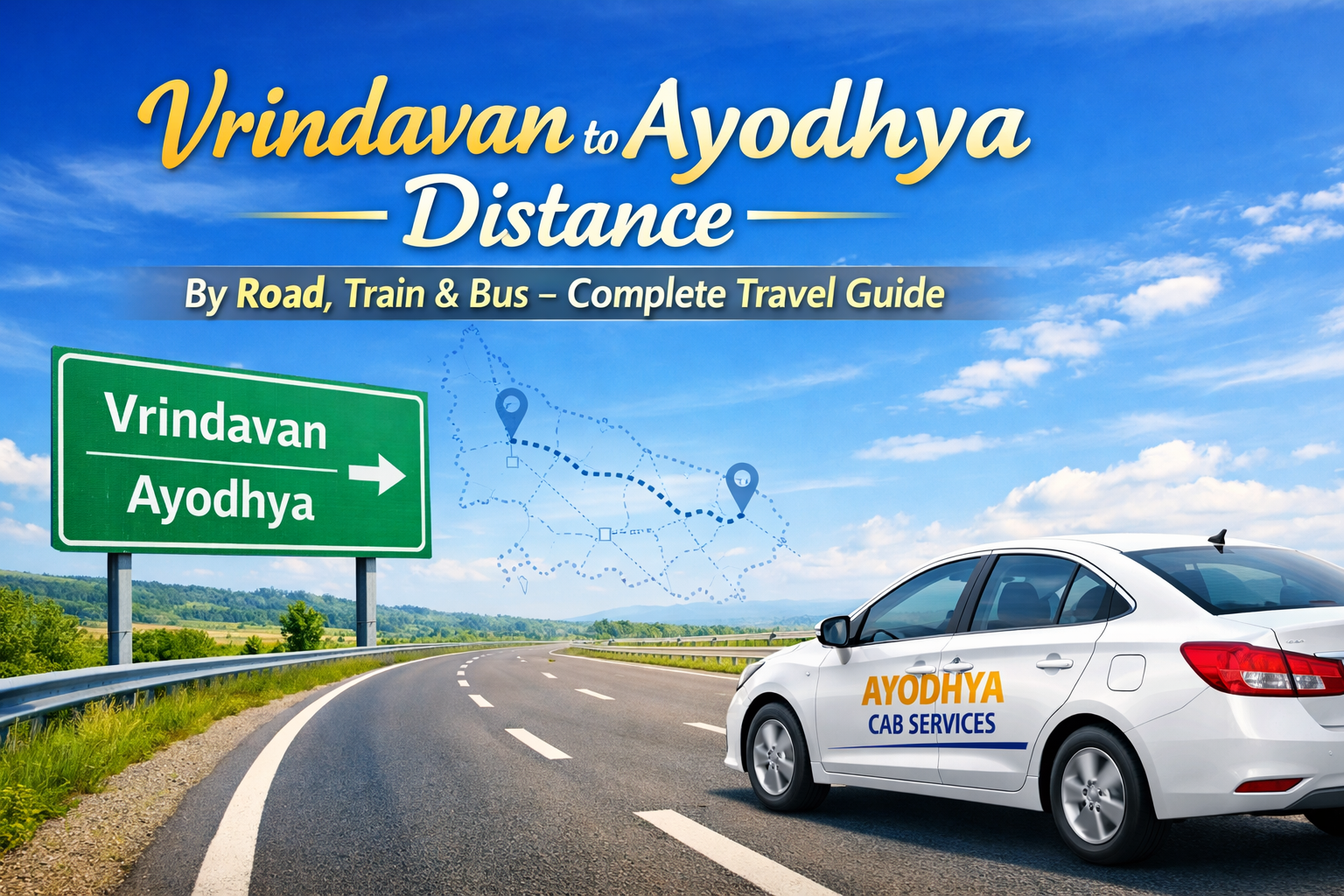 Vrindavan to Ayodhya Distance by Road, Train & Bus (Complete Travel Guide)