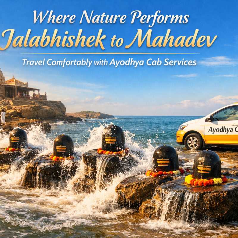 Gangeshwar Mahadev Temple where ocean waves perform natural Jalabhishek to Mahadev in Diu Gujarat