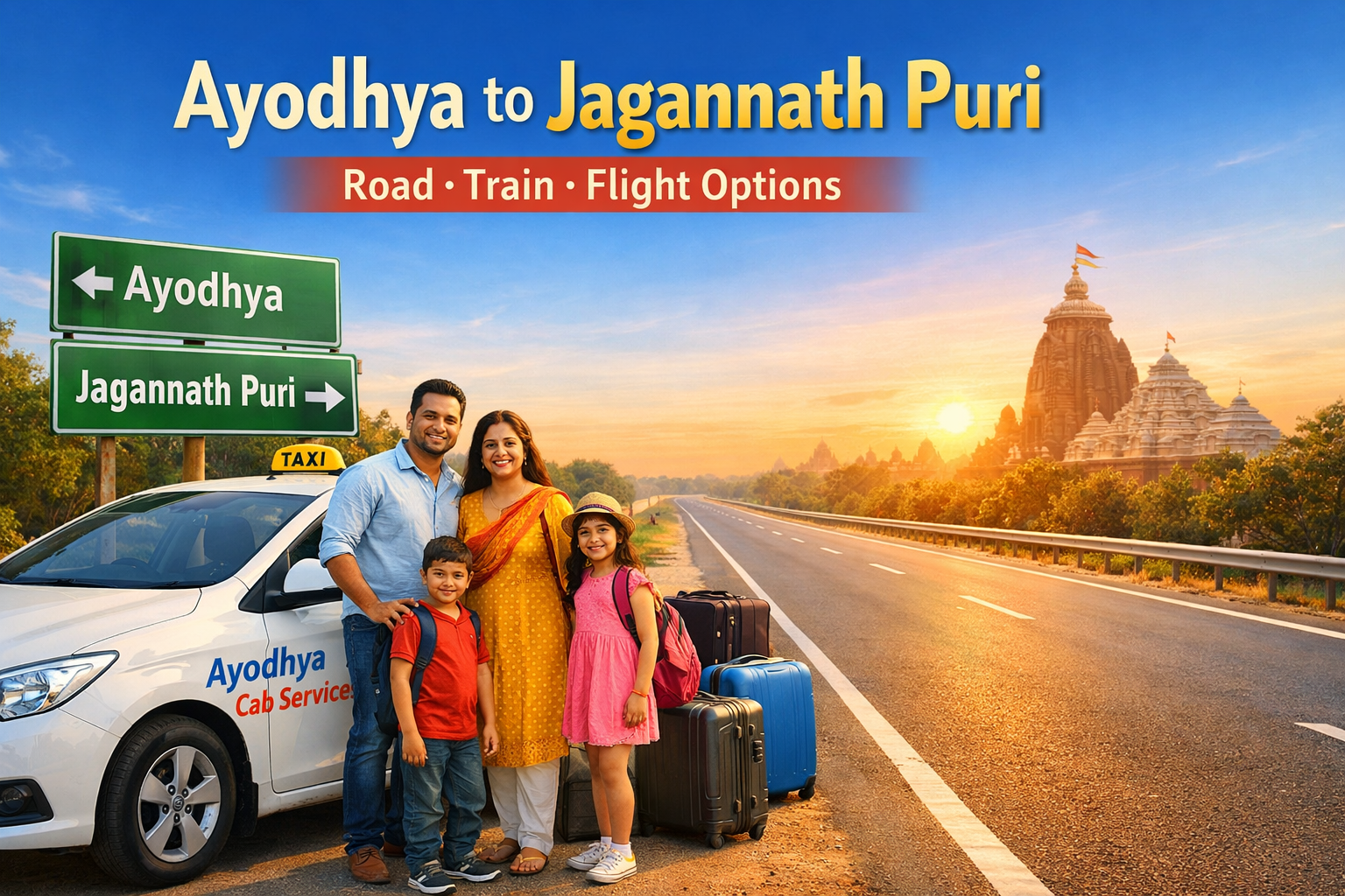 How to Travel from Ayodhya to Jagannath Puri by Road, Train & Flight (Complete Guide)