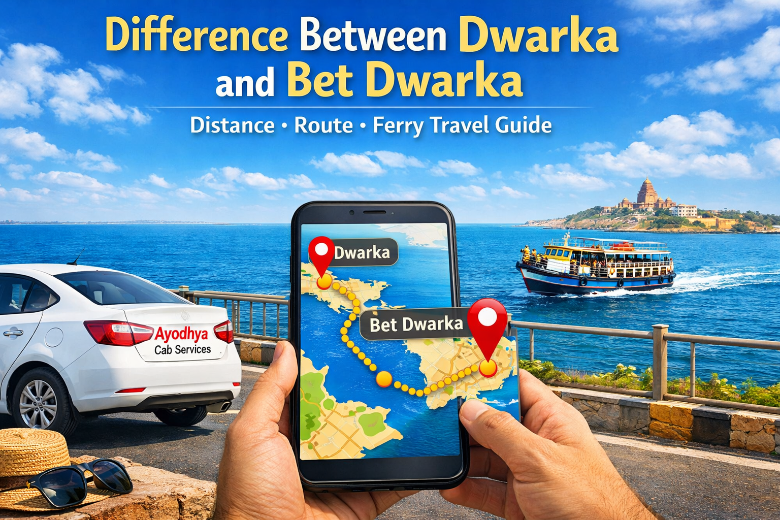 “Difference Between Dwarka and Bet Dwarka: Distance, Route & Travel Guide”