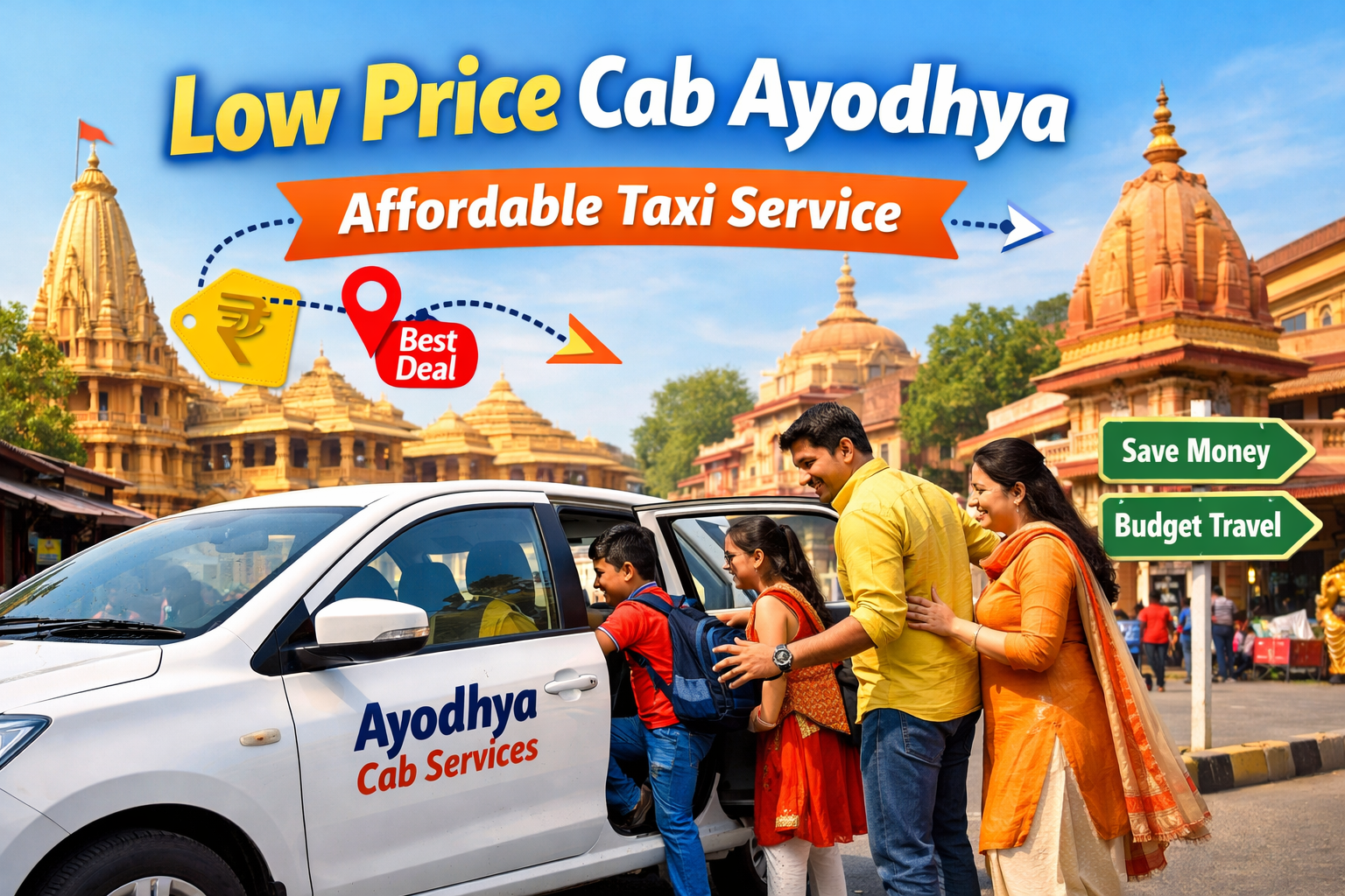 Low Price Cab Ayodhya: Affordable Taxi Service for Budget Travel