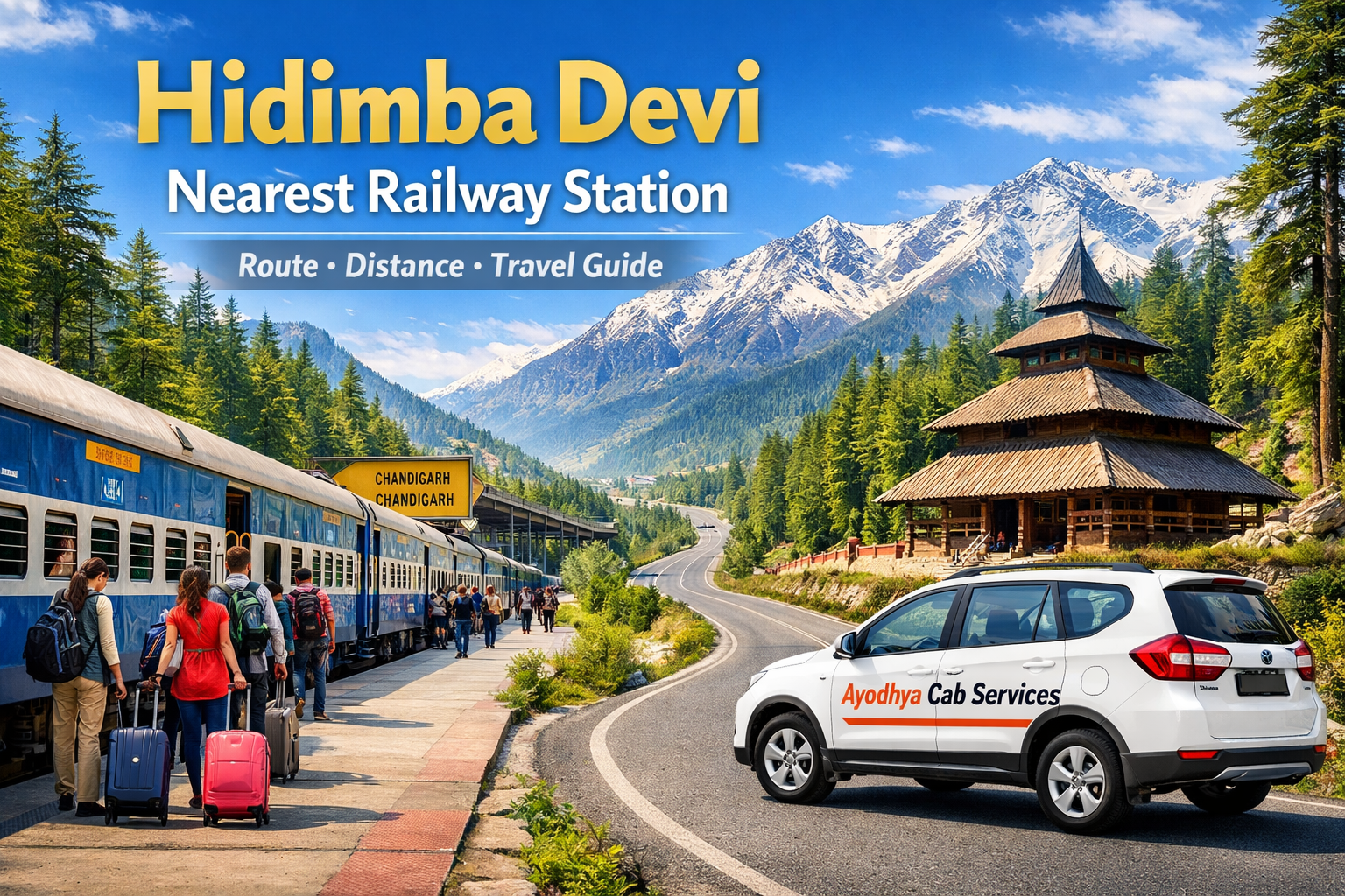 Ayodhya to Hidimba Devi Temple Manali: Route, Distance & Nearest Railway Station Guide (2026)