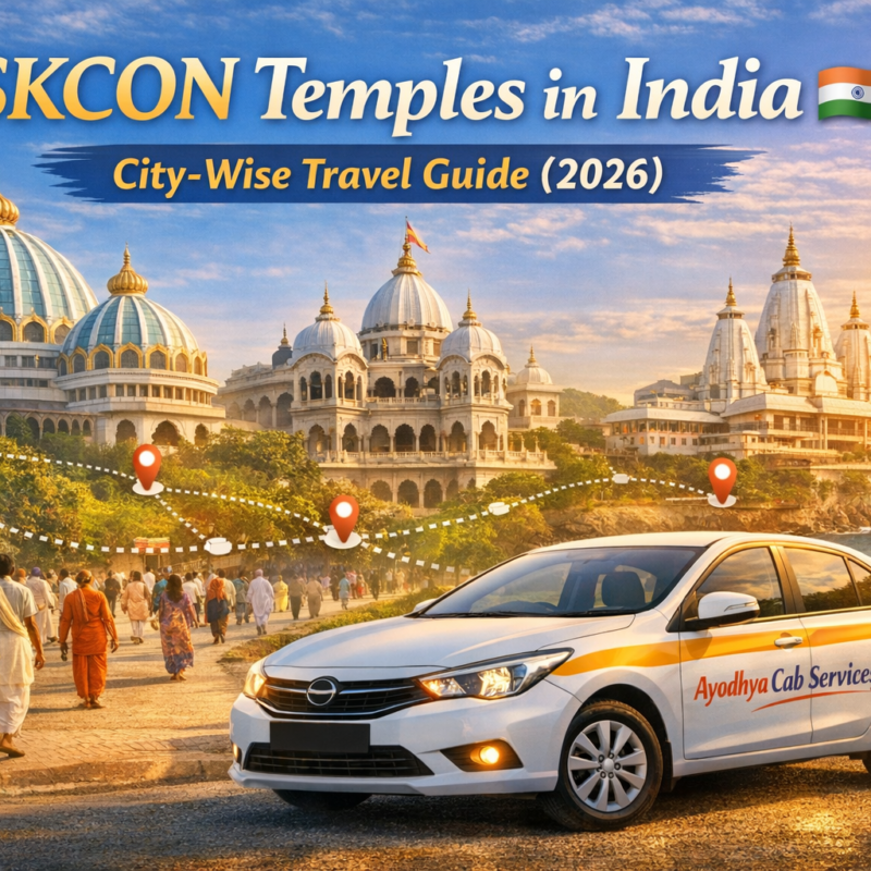iskcon temples in india city wise travel guide ayodhya cab services nearest temple route india