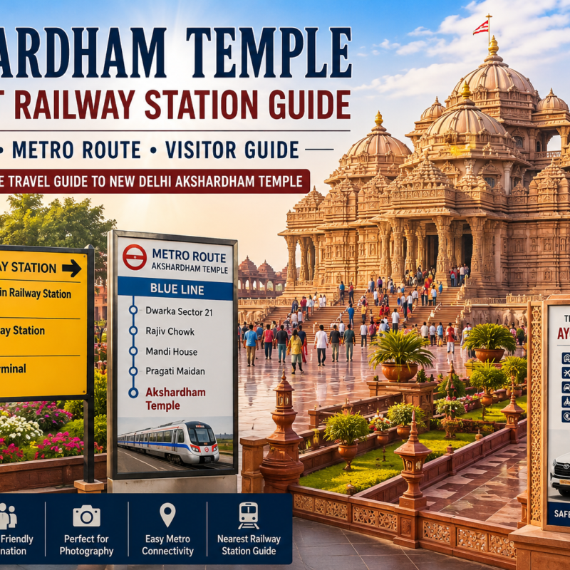 Akshardham Temple Nearest Railway Station New Delhi Akshardham Temple Guide metro route visitor guide