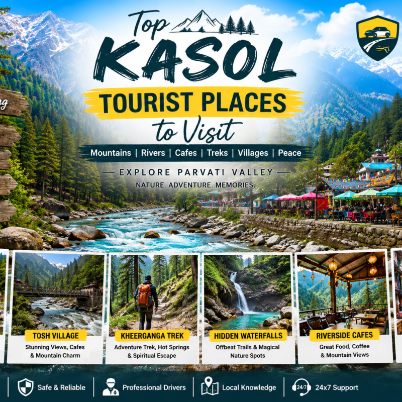 top kasol tourist places to visit scenic mountain villages riverside cafes parvati valley travel guide himachal tourism