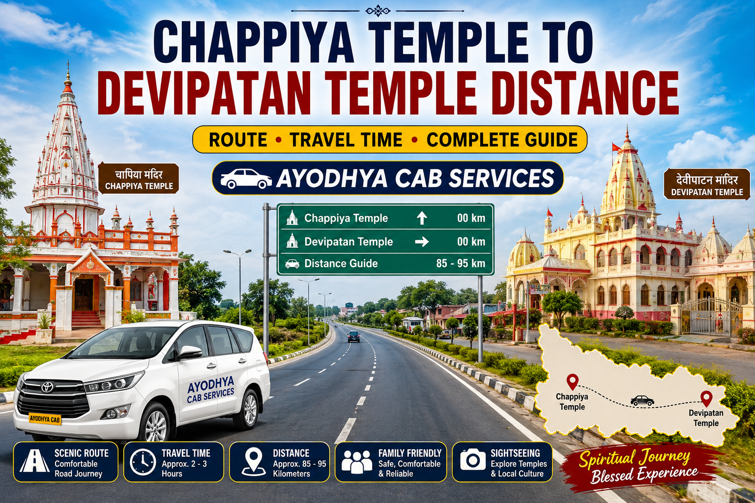 Chappiya Temple to Devipatan Temple Distance: Route, Travel Time & Complete Guide
