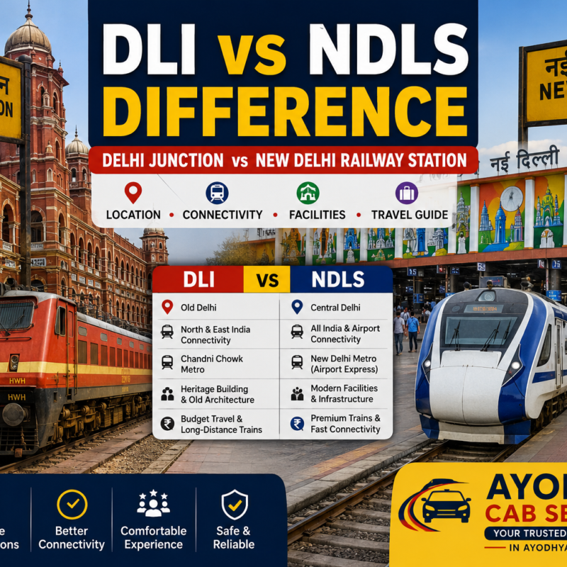 DLI vs NDLS Difference Delhi Junction vs New Delhi Railway Station railway station comparison travel guide connectivity facilities