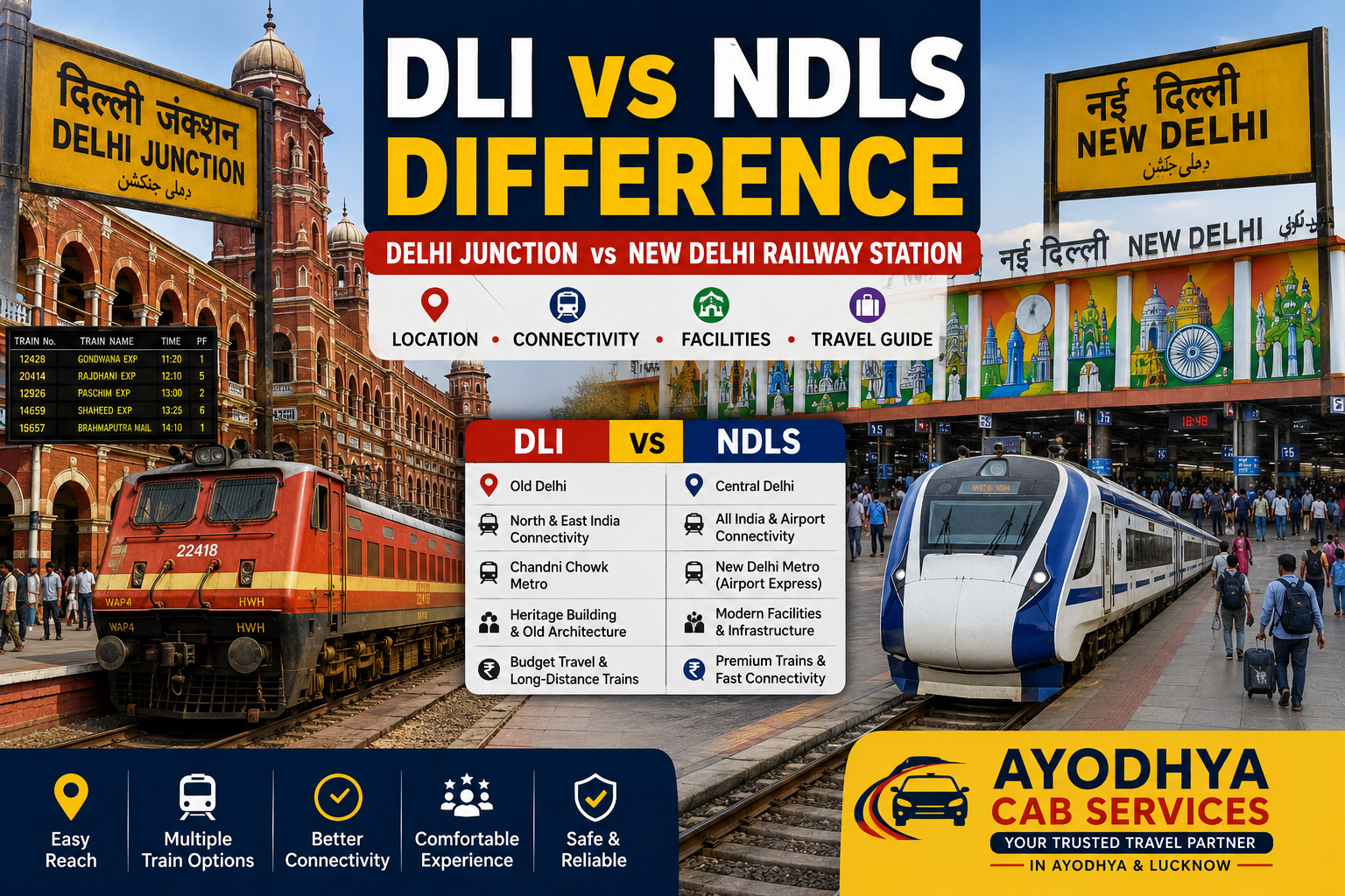 DLI vs NDLS: What’s the Difference Between Delhi and New Delhi Railway Station?