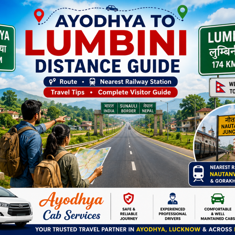 Ayodhya Lumbini Distance Guide Nepal Travel Route