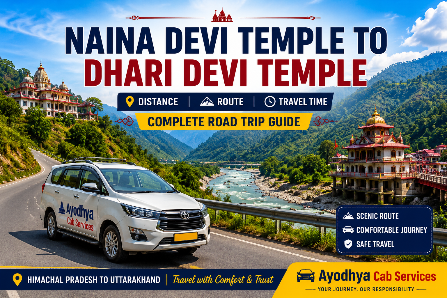 Naina Devi Temple to Dhari Devi Temple: Distance, Route, Travel Time & Complete Guide