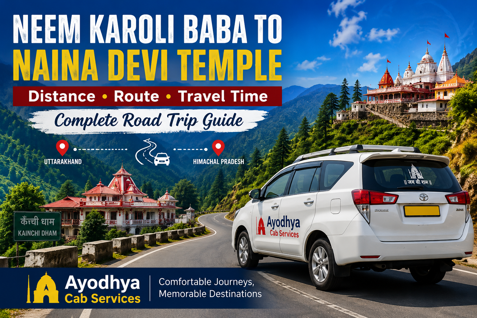 Neem Karoli Baba to Naina Devi Temple: Distance, Route & Travel Time
