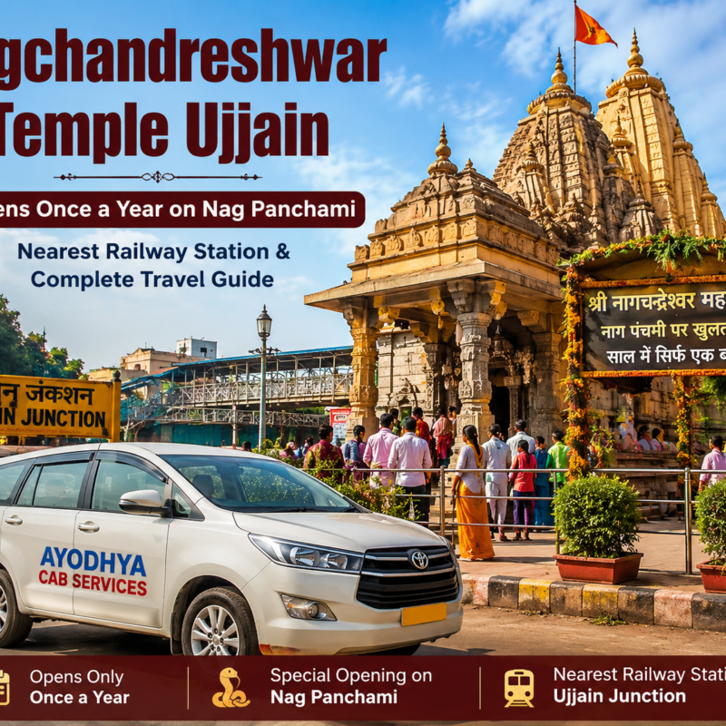 Nagchandreshwar Temple Ujjain opens once a year on Nag Panchami with nearest railway station and complete Ujjain travel guide