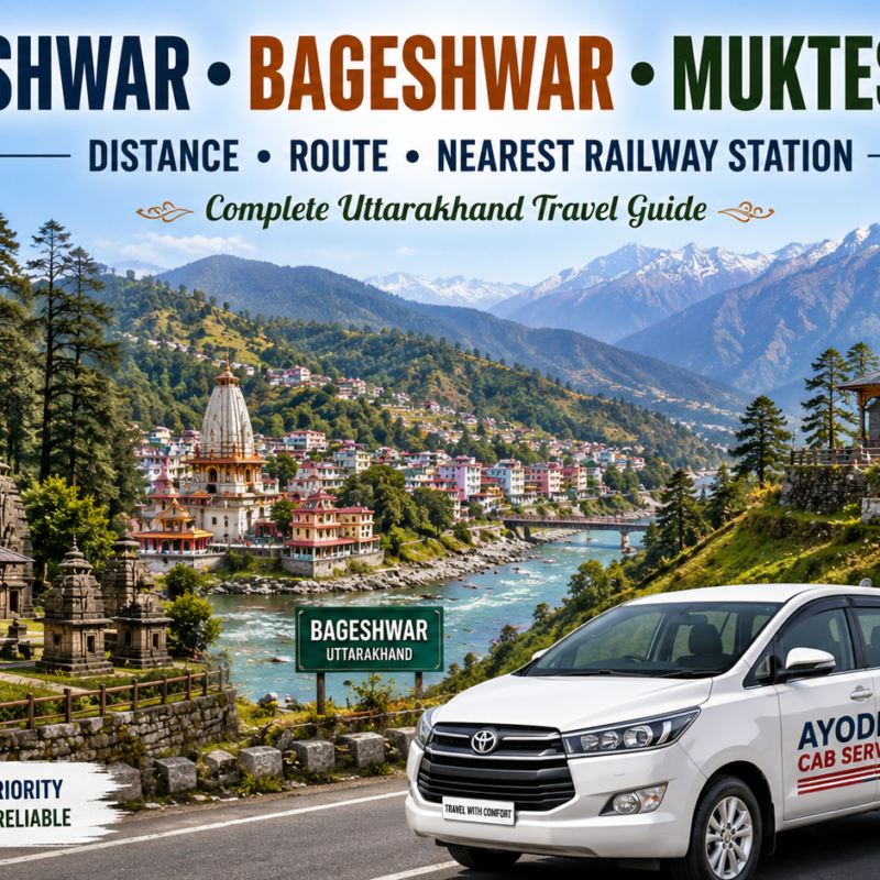 Jageshwar, Bageshwar & Mukteshwar Temple Uttarakhand travel route with Jageshwar Temple, Bageshwar Temple and Mukteshwar Mahadev Temple