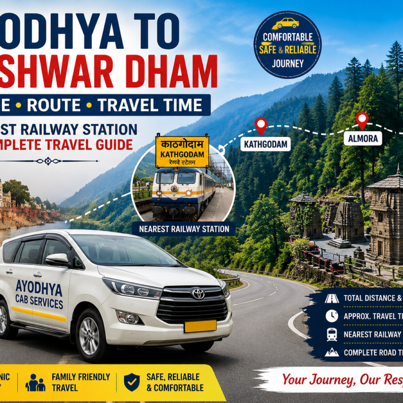 Ayodhya to Jageshwar Dham Distance by road with route, travel time, nearest railway station and Uttarakhand travel guide