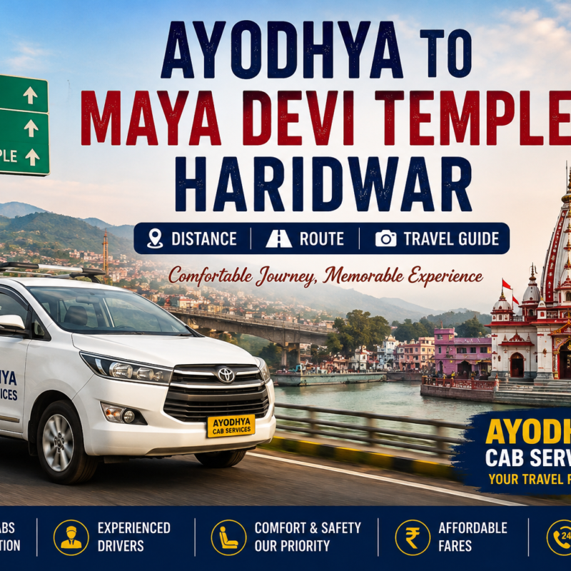 Ayodhya to Maya Devi Temple Haridwar route travel guide