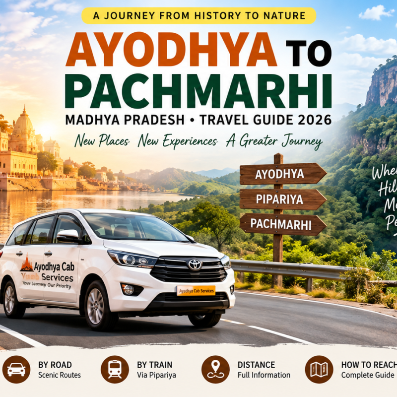 Ayodhya to Pachmarhi Madhya Pradesh distance, train route and travel guide 2026
