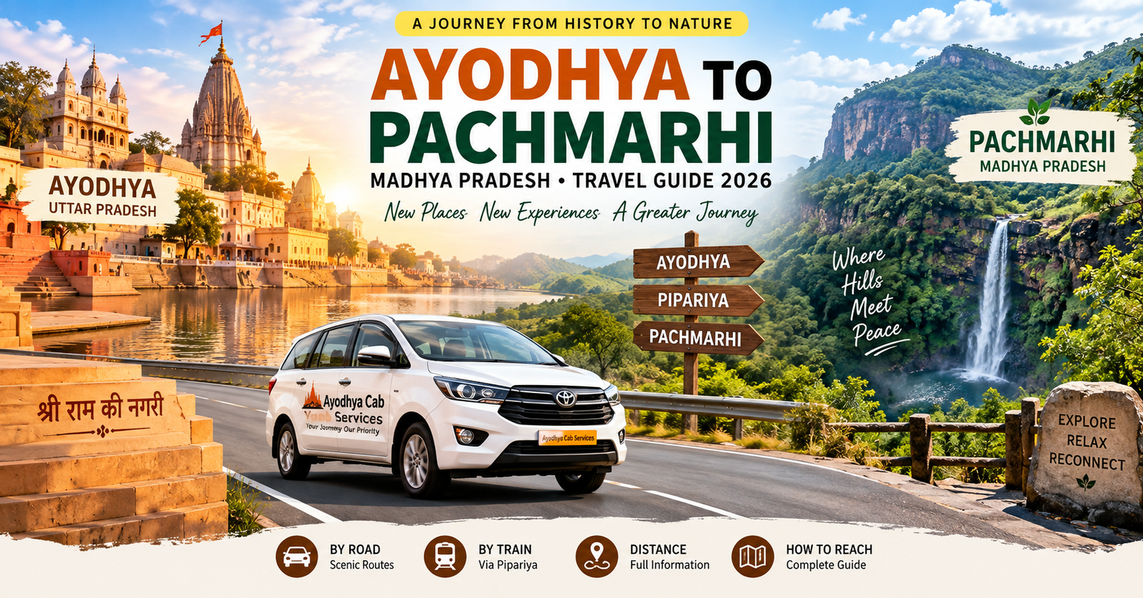 Ayodhya to Pachmarhi Madhya Pradesh: Distance, Train Route & How to Reach 2026