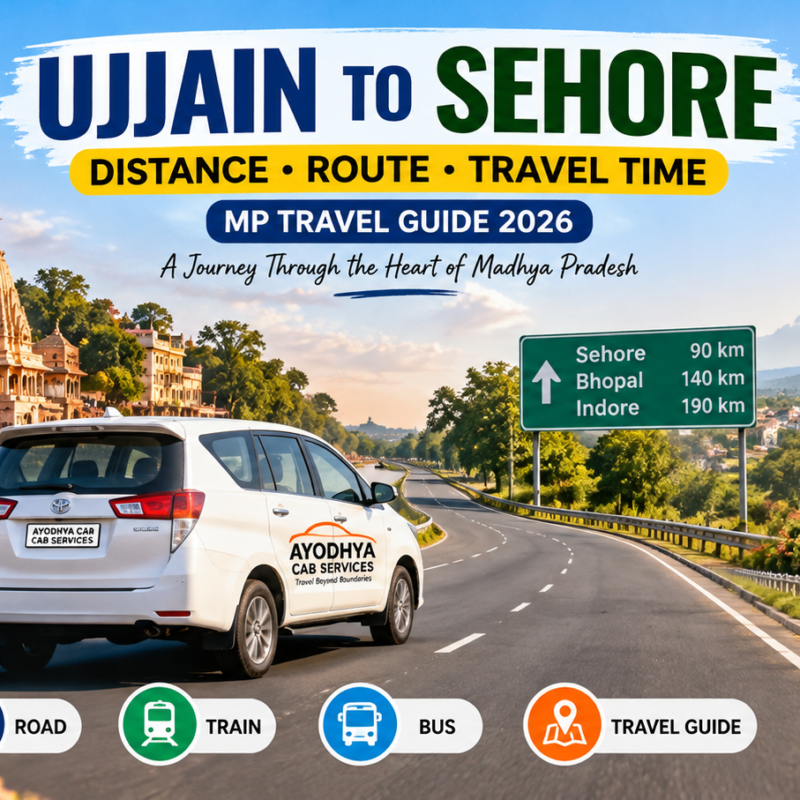 Ujjain to Sehore Distance, Ujjain to Sehore route, road travel time and Madhya Pradesh travel guide 2026