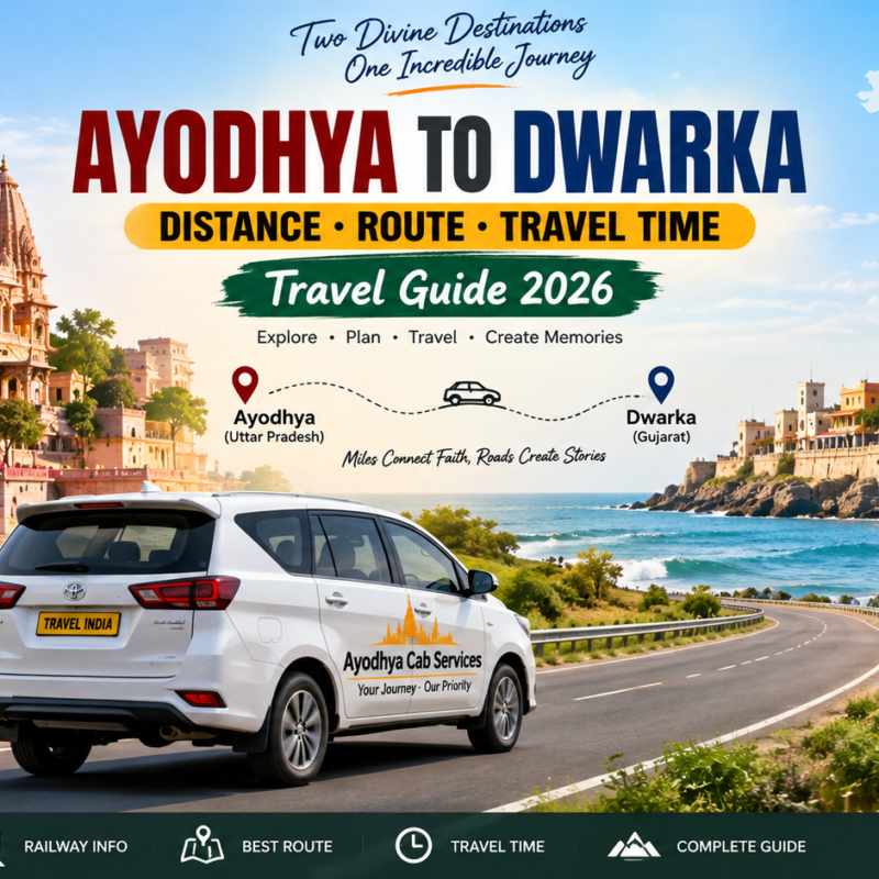 Ayodhya to Dwarka Distance route and travel guide 2026