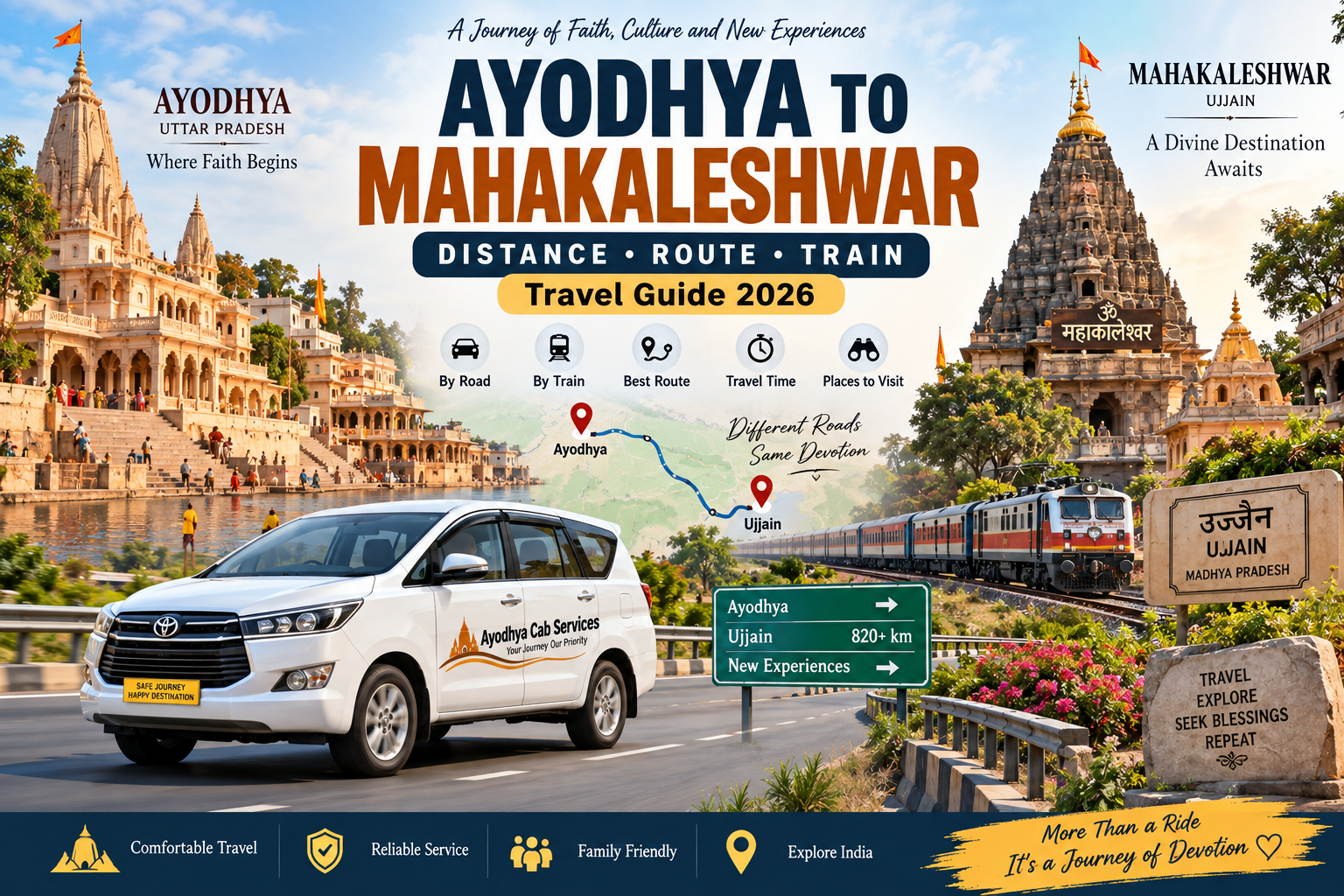 Ayodhya to Mahakaleshwar Temple Distance: Route, Train & Travel Guide 2026.