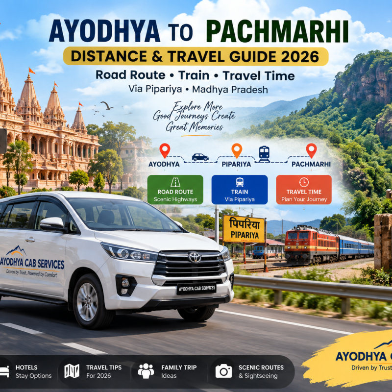 Ayodhya to Pachmarhi Distance by road with route, train and travel guide 2026 by Ayodhya Cab Services