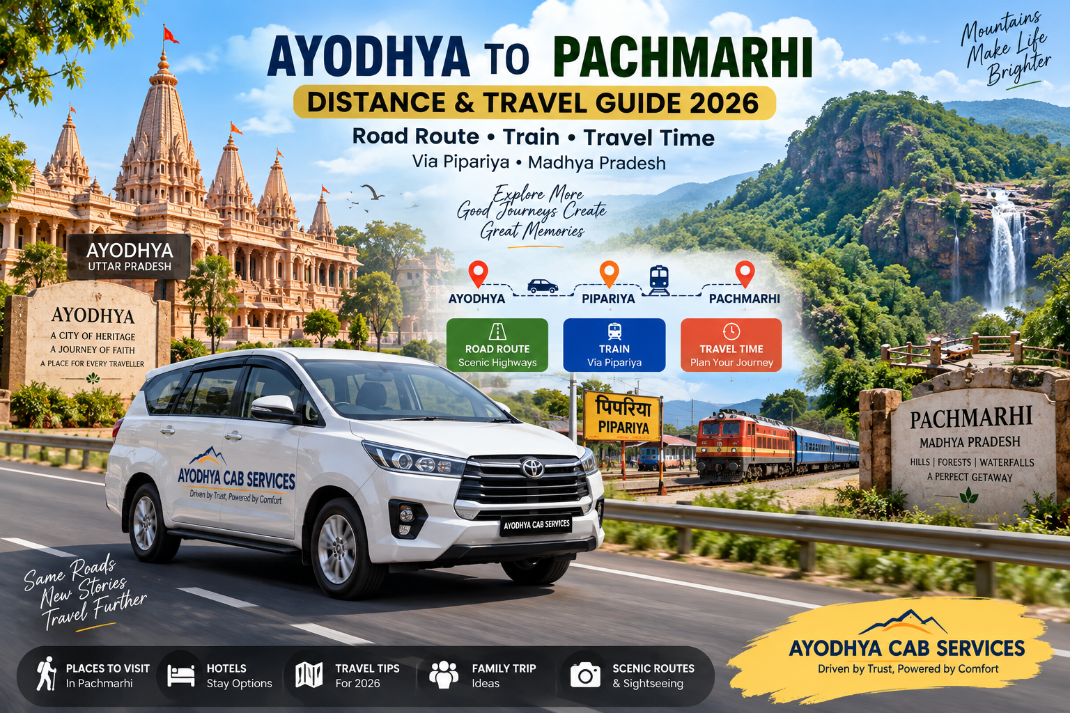 Ayodhya to Pachmarhi Distance: Route, Train & Travel Guide 2026