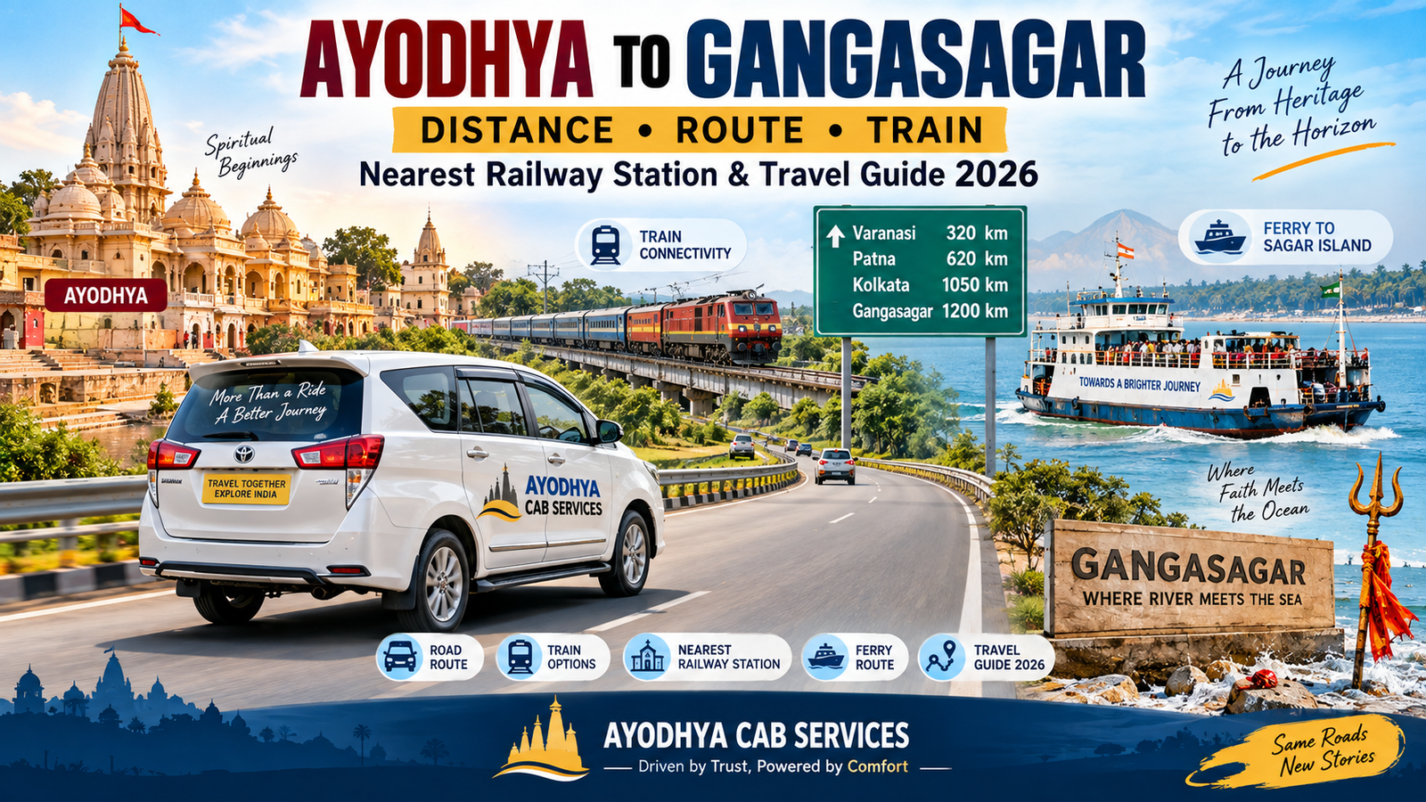 Ayodhya to Gangasagar Distance: Route, Train, Nearest Railway Station & Travel Guide 2026